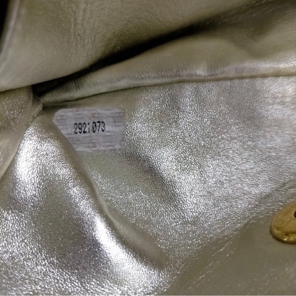 Authentic Chanel Bordeaux Silk Satin Mini Square Bag - Picture 12 of 15